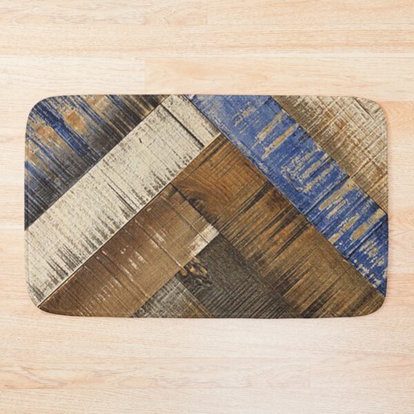 Item preview, Coloured weathered wooden boards angled together. designed and sold by claireseyeview.