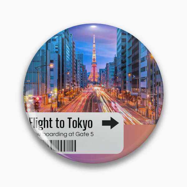 Item preview, Flight to Tokyo designed and sold by TokyoChick.