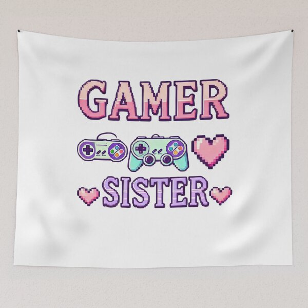 Item preview, Gamer Sister  Gaming sibling designed and sold by Meandmyshop.