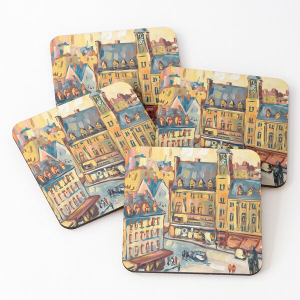 Item preview, Artistic Dijon: Vibrant Cityscape designed and sold by CARRAANN.