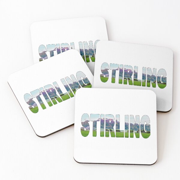 Item preview, STIRLING - Scotland Farming Fields with Castle Background designed and sold by Adam Gormley.