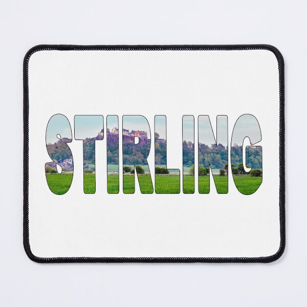 Item preview, STIRLING - Scotland Farming Fields with Castle Background designed and sold by Adam Gormley.