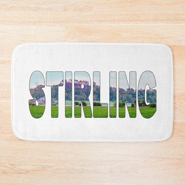 Item preview, STIRLING - Scotland Farming Fields with Castle Background designed and sold by Adam Gormley.