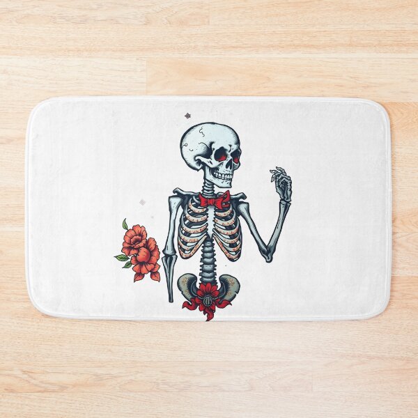 Item preview, Skeleton with Roses designed and sold by 1998Tienda.