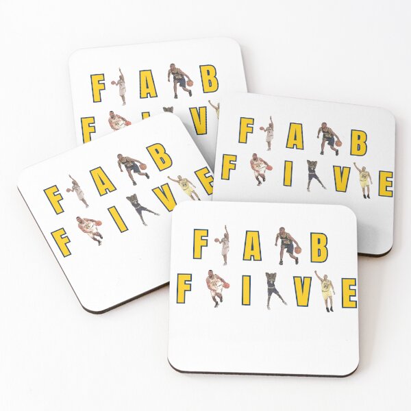 Item preview, Michigan Wolverines Fab Five Basketball Legends designed and sold by Thogan0416.
