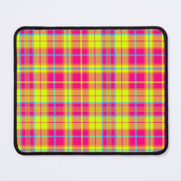 Item preview, Pop Art Pink and Yellow Twill Flannel Plaid designed and sold by Chad K Art.