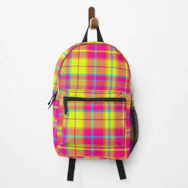 Item preview, Pop Art Pink and Yellow Twill Flannel Plaid designed and sold by Chad K Art.