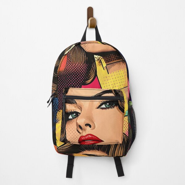 Item preview, pop art woman comic strip style designed and sold by Lewis-mart.