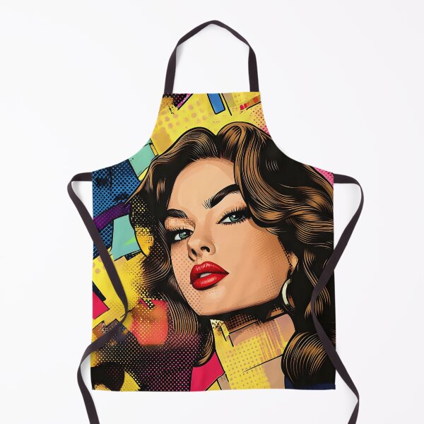 Item preview, pop art woman comic strip style designed and sold by Lewis-mart.
