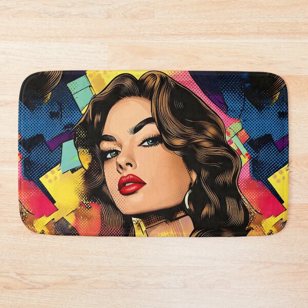 Item preview, pop art woman comic strip style designed and sold by Lewis-mart.