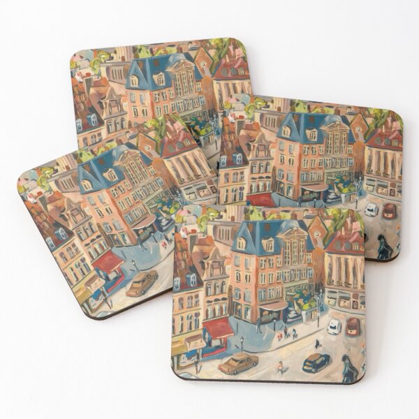 Item preview, Dijon, France: Vibrant Cityscape designed and sold by CARRAANN.