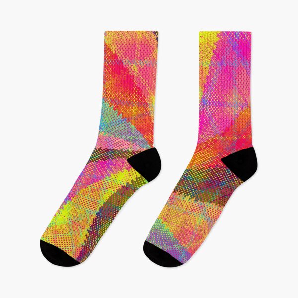 Item preview, Pop Art Multi Texture Twirl Plaid Halftone Wave designed and sold by Chad K Art.