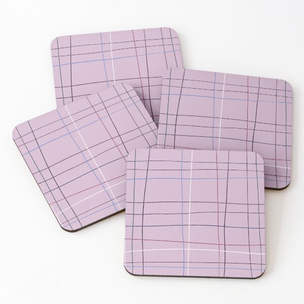 Item preview, Plaid with pink background designed and sold by MKTplaceDesign.