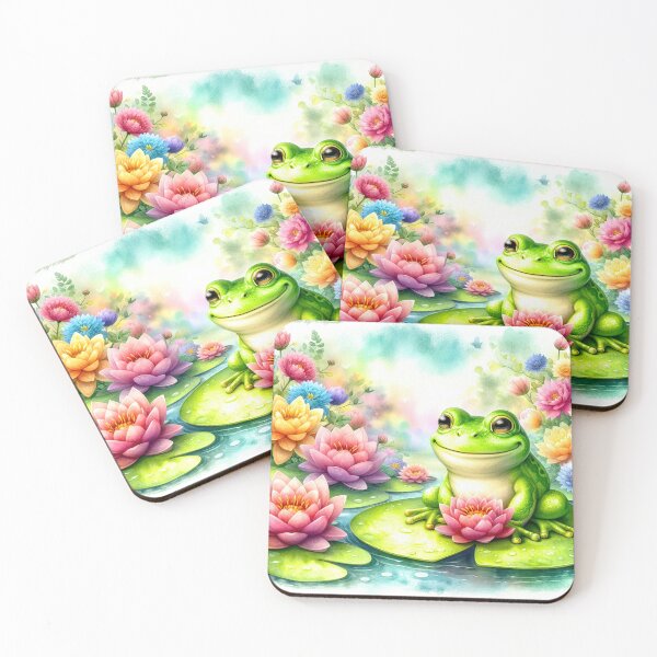 Item preview, Green frog art 022. designed and sold by kevin Chippindall.