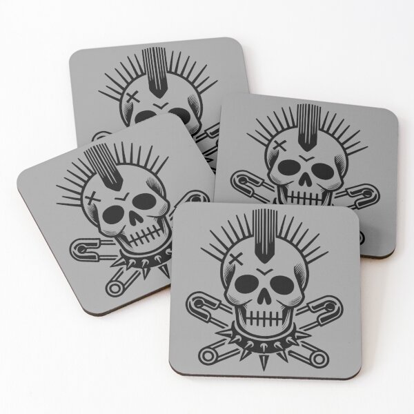 Item preview, Punk Mohawk Skull designed and sold by UNK-Fatigues.