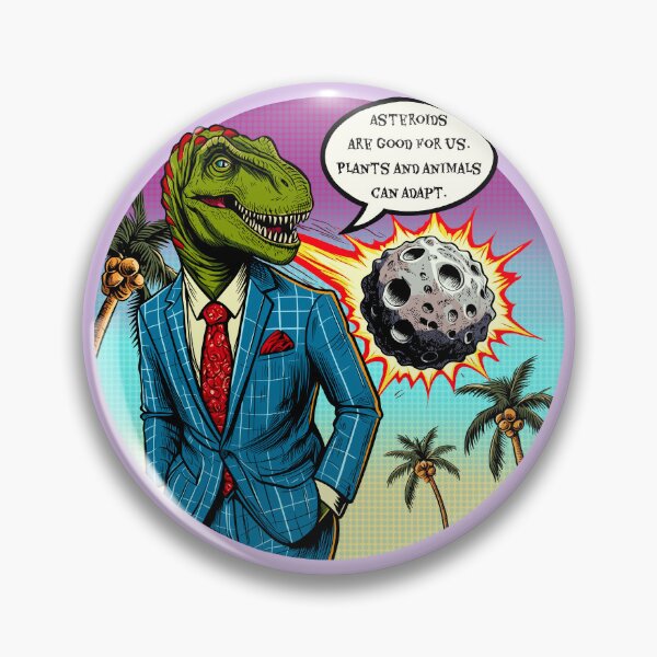 Item preview, Asteroid Denying Dinosaur Politician designed and sold by Ghost on Toast.