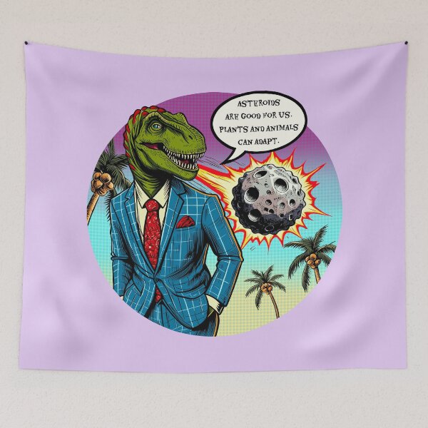 Item preview, Asteroid Denying Dinosaur Politician designed and sold by Ghost on Toast.