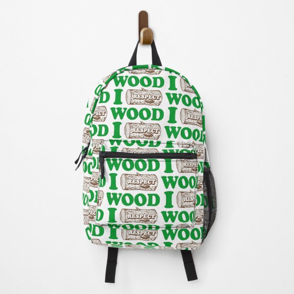 Item preview, I RESPECT WOOD - Funny Tree Lover / Woodworker / Curb designed and sold by ourkid.