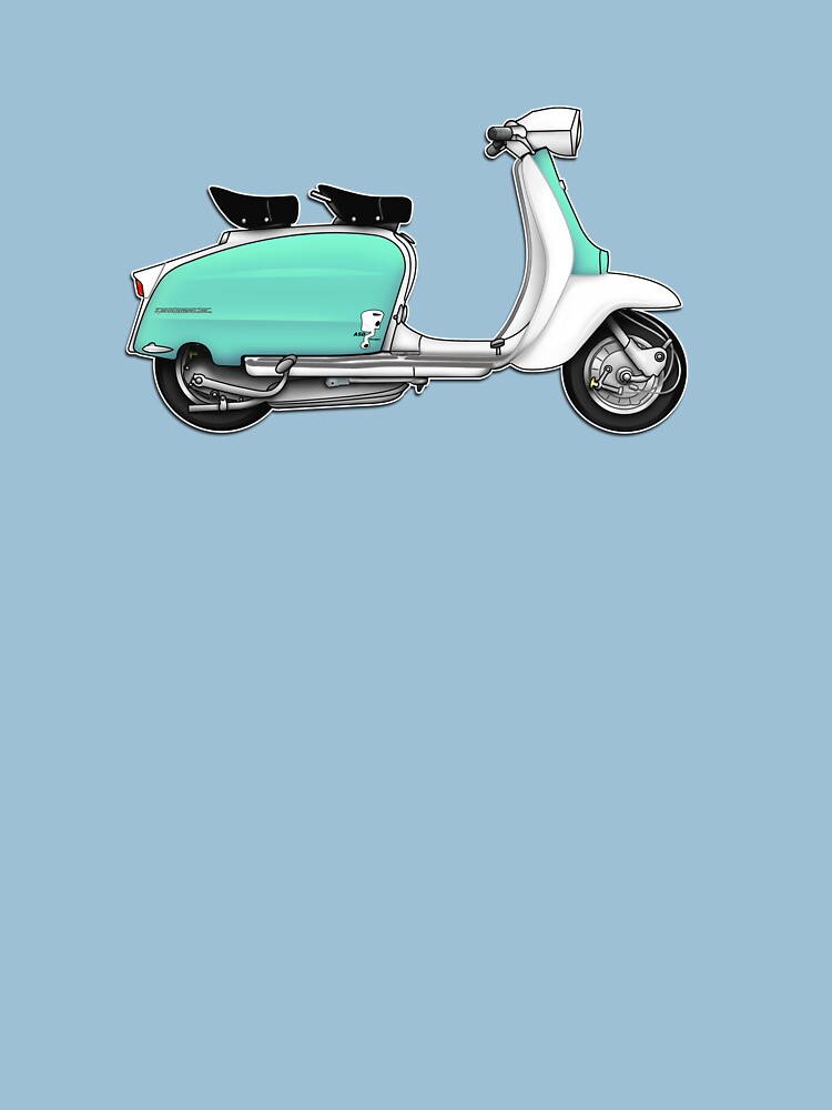 Scooter T-shirts Art: 1960s Li 125 Series 3 Innocenti Scooter Design by yj8dsk57