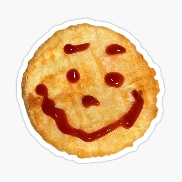 Happy Potatoe Cake Sticker