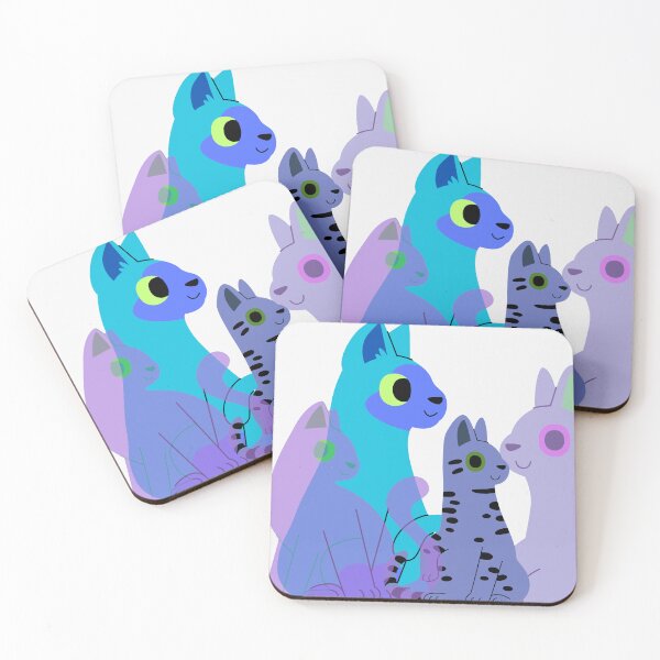 Item preview, Multicolored Cats designed and sold by aboniteblanc.