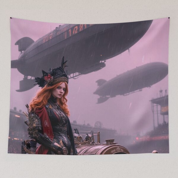 Item preview,  Steampunk Zeppelin  designed and sold by TheDarkWardrobe.