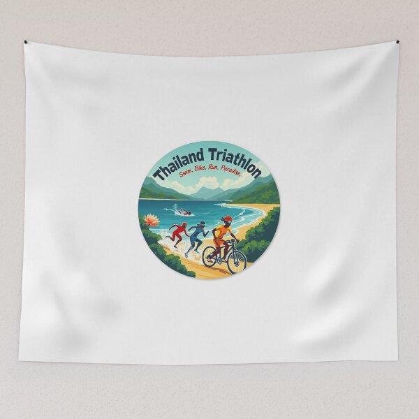 Item preview, Thailand Triathlon – From Beaches to Mountains designed and sold by Triathlongram.