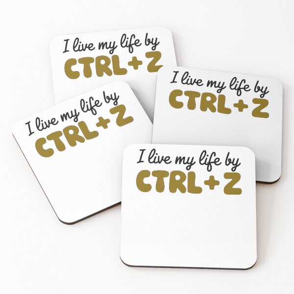 Item preview, I Live My Life by 'Ctrl + Z ' designed and sold by MooraArts.