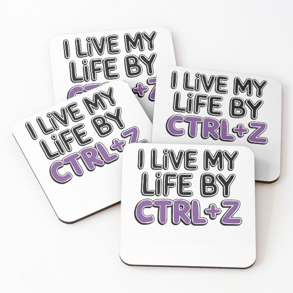 Item preview, I Live My Life by 'Ctrl + Z ' designed and sold by MooraArts.