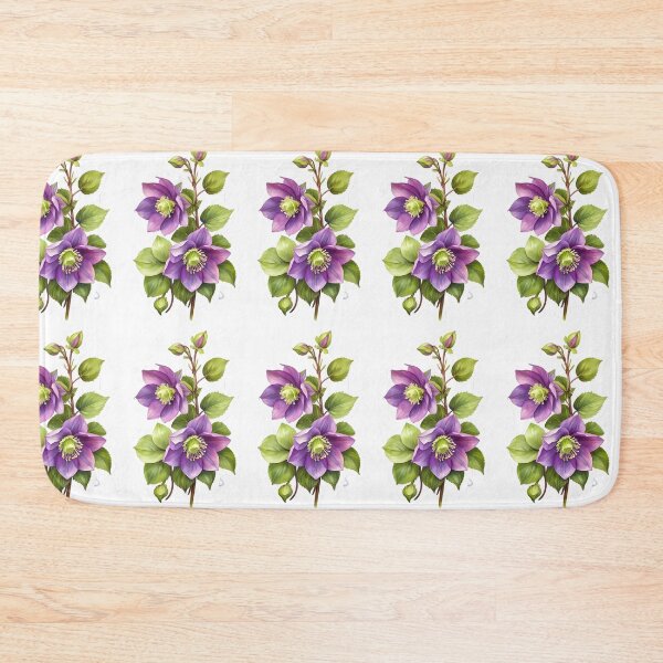Item preview, Purple Hellebore (Christmas Rose) designed and sold by HOMETOWN86.