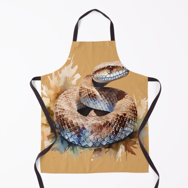 Item preview, Rattlesnake Watercolor designed and sold by BeachBreezyVA.