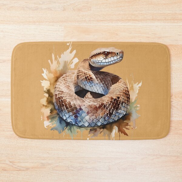 Item preview, Rattlesnake Watercolor designed and sold by BeachBreezyVA.