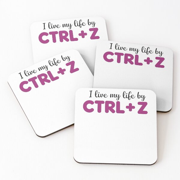 Item preview, I Live My Life by 'Ctrl + Z ' designed and sold by MooraArts.