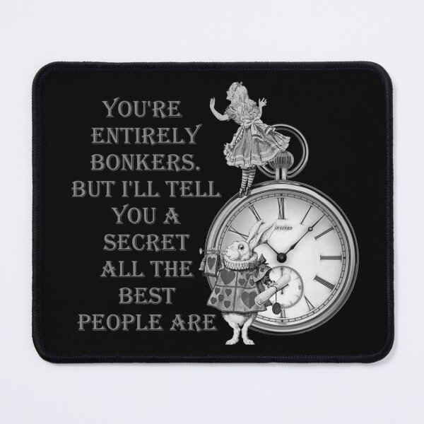Item preview, Bonkers Quote Time - Alice in Wonderland designed and sold by maryedenoa.