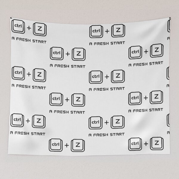 Item preview, CTRL Z A Fresh Start Funny Geek designed and sold by MooraArts.