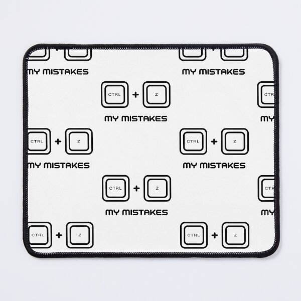 Item preview, Ctrl + Z My Mistakes Techie Humor designed and sold by MooraArts.
