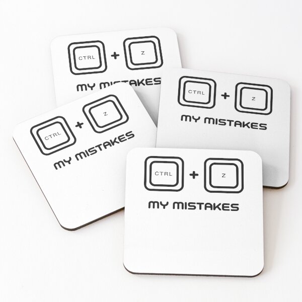 Item preview, Ctrl + Z My Mistakes Techie Humor designed and sold by MooraArts.