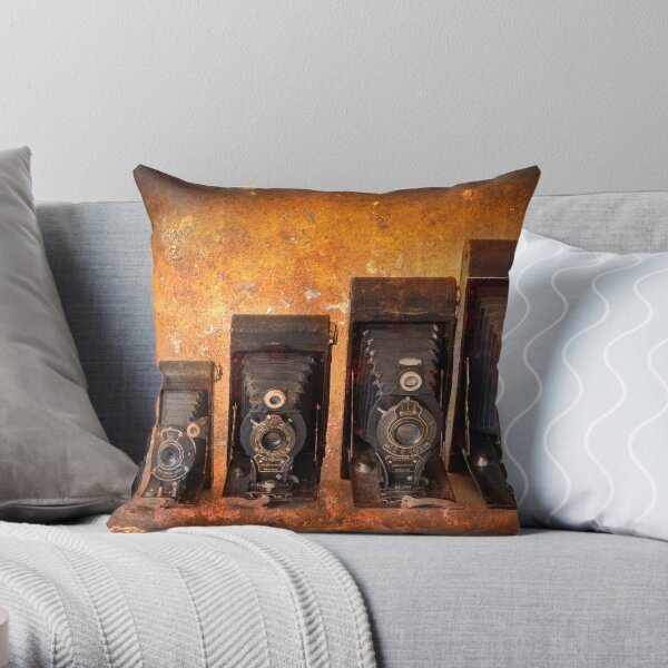 Vintage 5 Throw Pillow