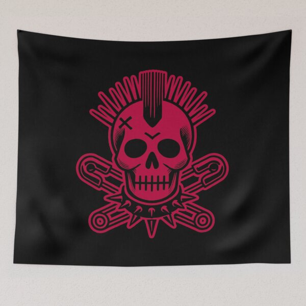 Item preview, Punk Mohawk Skull designed and sold by UNK-Fatigues.