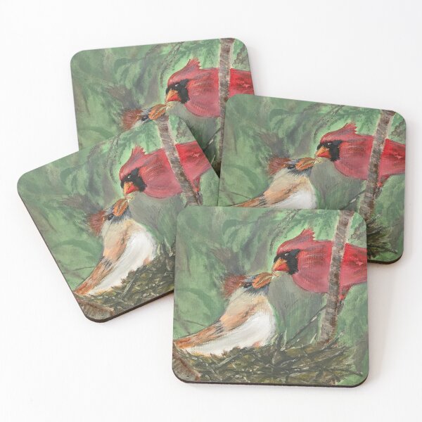 Item preview, BIRDS!!! Mr. & Mrs. Cardinal designed and sold by JJannmarie.