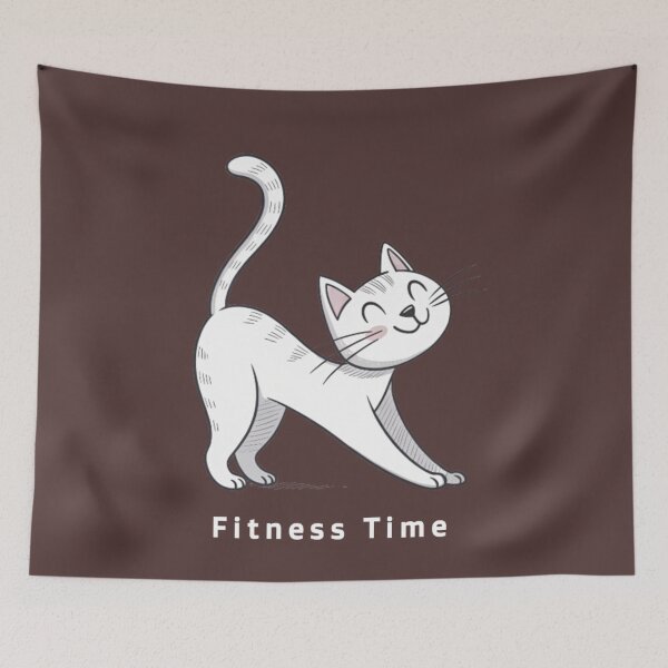 Item preview, Start Your Day Right with This Joyful Fitness Cat designed and sold by Wildlife2021.