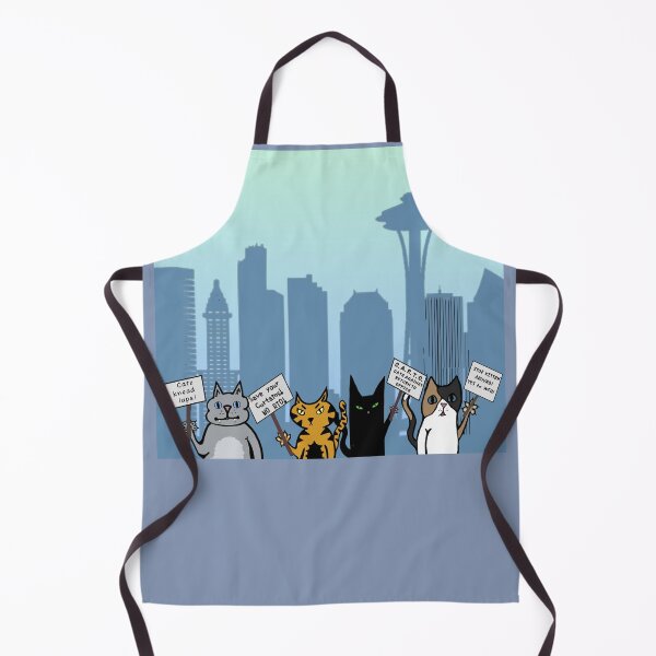 Item preview, Return to Office Cats Resist Mandates - Seattle designed and sold by GraycieBlue.
