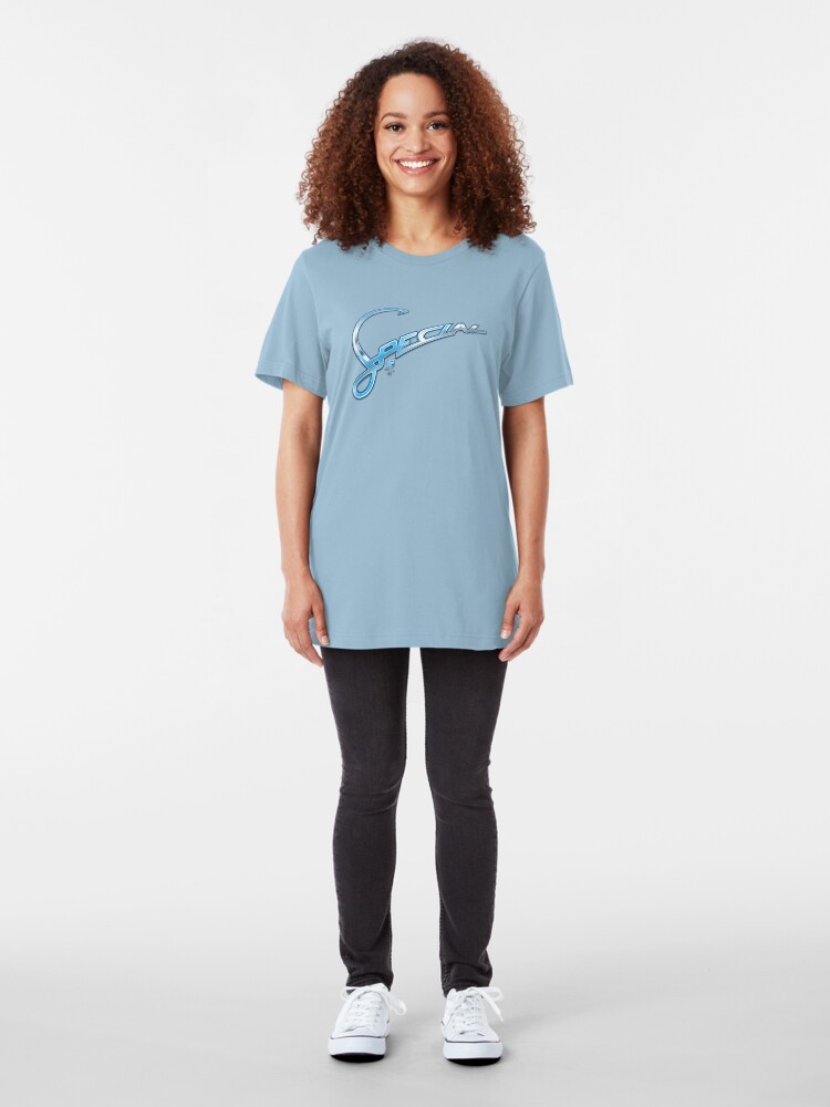 Alternate view of Scooter T-shirts Art: ASD Special Badge Design Slim Fit T-Shirt