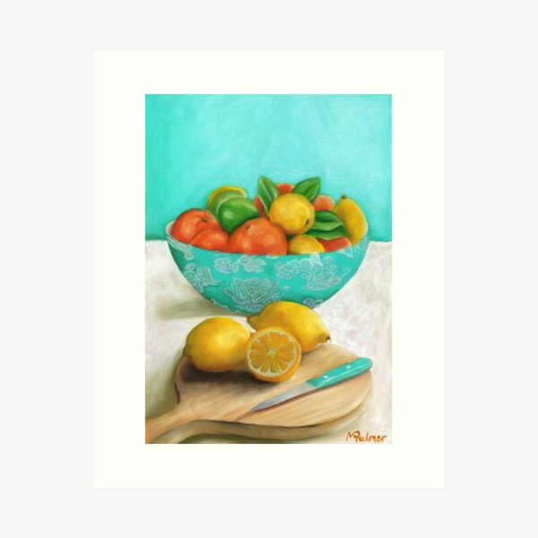 Citrus Bowl Art Print