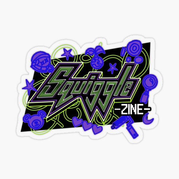 Item preview, Squiggle Logo designed and sold by SquiggleZine.