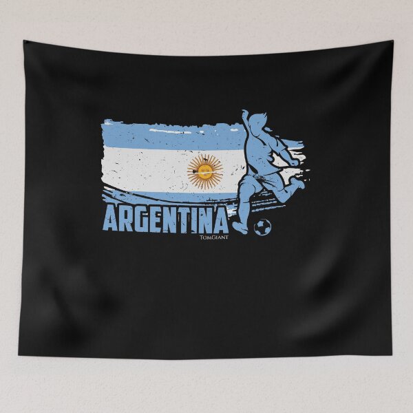 Item preview, Football Soccer Argentina Flag designed and sold by TomGiantDesigns.
