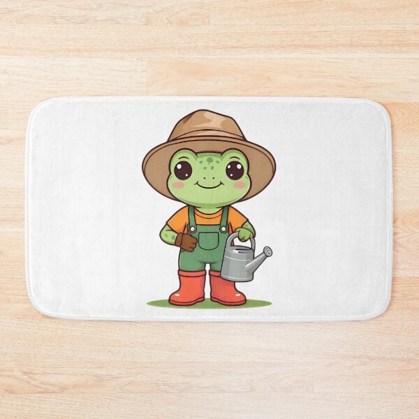 Item preview, A Cute Gardener Frog designed and sold by DWorriBHappi.