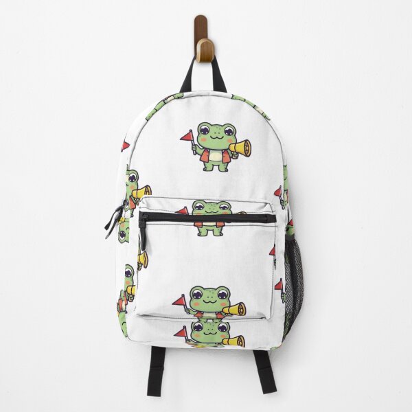 Item preview, A Cute Tour Guide Frog designed and sold by DWorriBHappi.
