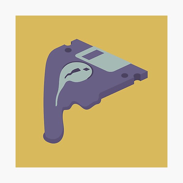 Artikel-Vorschau von Schmelzende Floppy, designt und verkauft von NERDLINGZ.