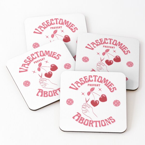 Item preview, Vasectomies Prevent Abortions, Sticker, Tshirt, 2025, political, Cherries designed and sold by artmycatlikes.